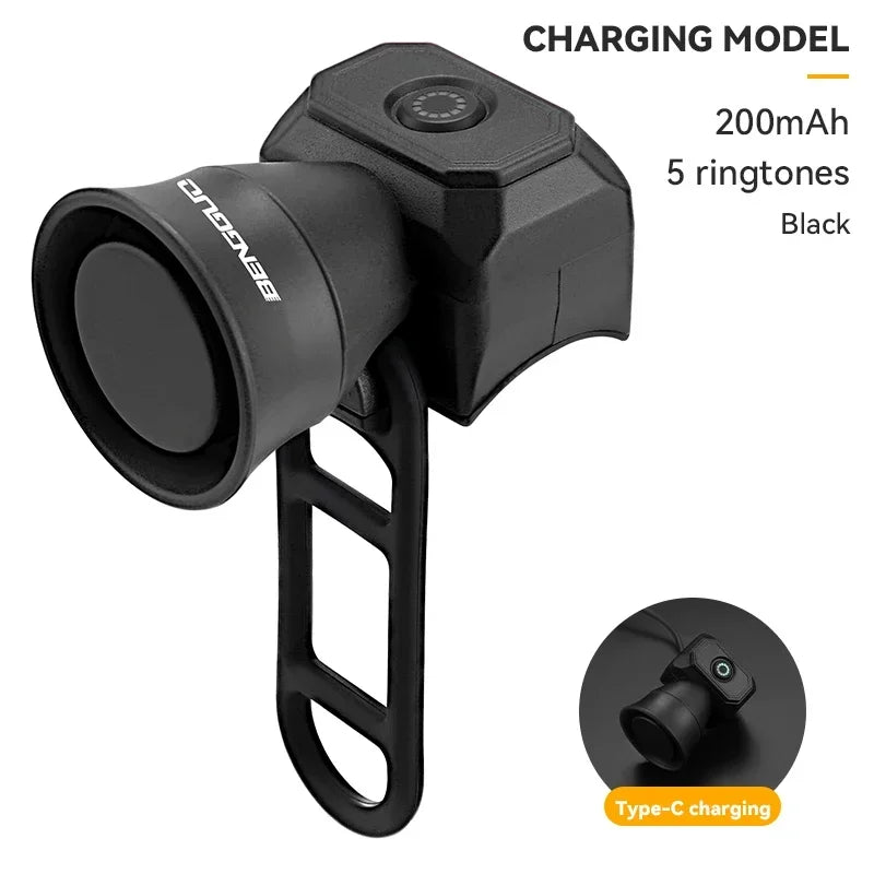 Sonnette Vélo Électronique Étanche USB & Pile — CLEVI Paris