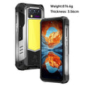 OUKITEL WP100 Titan Rugged 5G Projecteur 100lm 33000mAh 1200lm 200MP Android 14 IP68 – CLEVI Paris
