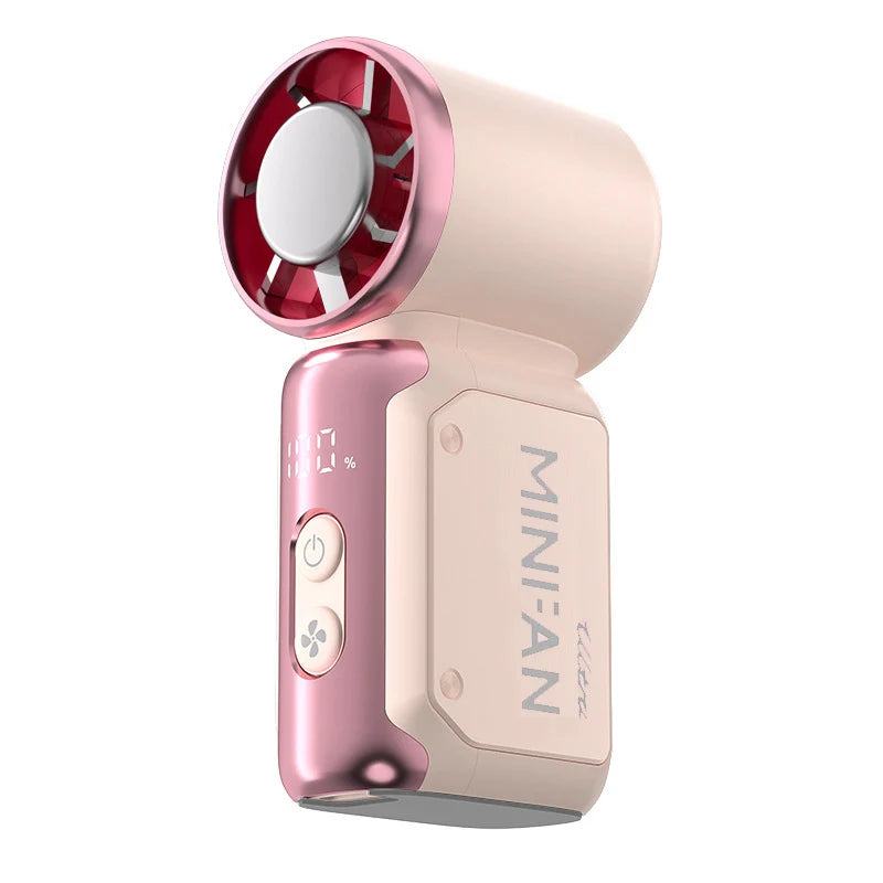 Mini ventilateur à main rechargeable 3600 mAh – CLEVI Paris