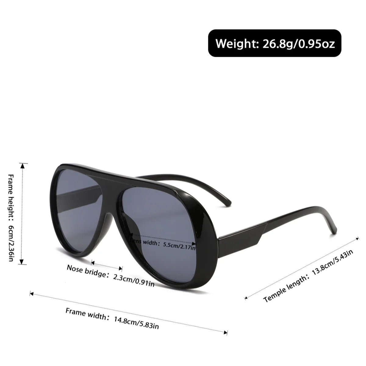 Lunettes de Soleil Rétro Forme Originale Polycarbonate UV400 Été Unisexe – CLEVI Paris