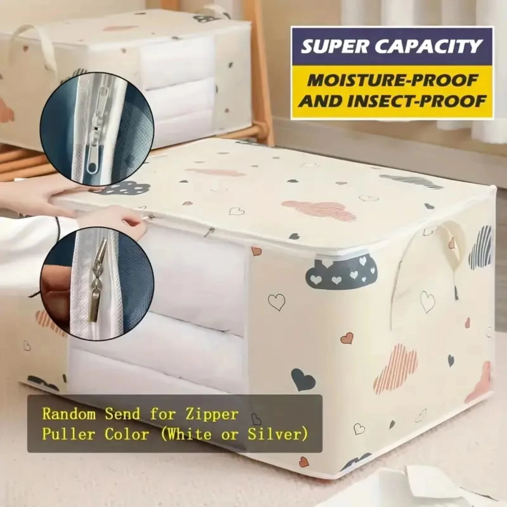 Sac de Rangement Grande Capacité Anti-Poussière avec Poignées — CLEVI Paris