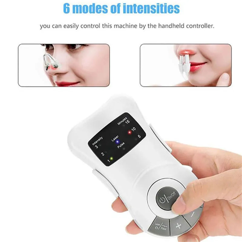 Dispositif Soin Nasal Rhinite Hailicare Pulse Basse Fréquence & Laser Cils Nasaux – CLEVI Paris