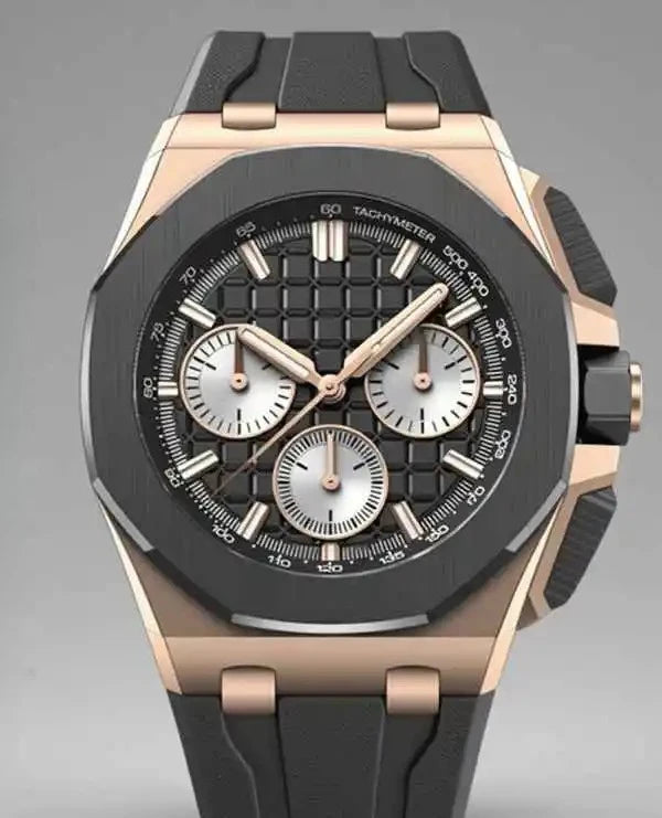 Montre Homme Automatique Acier 904L 42mm Bracelet Acier Verre Minéral 3 ATM Luxe Artisanal 12 Coloris – CLEVI Paris
