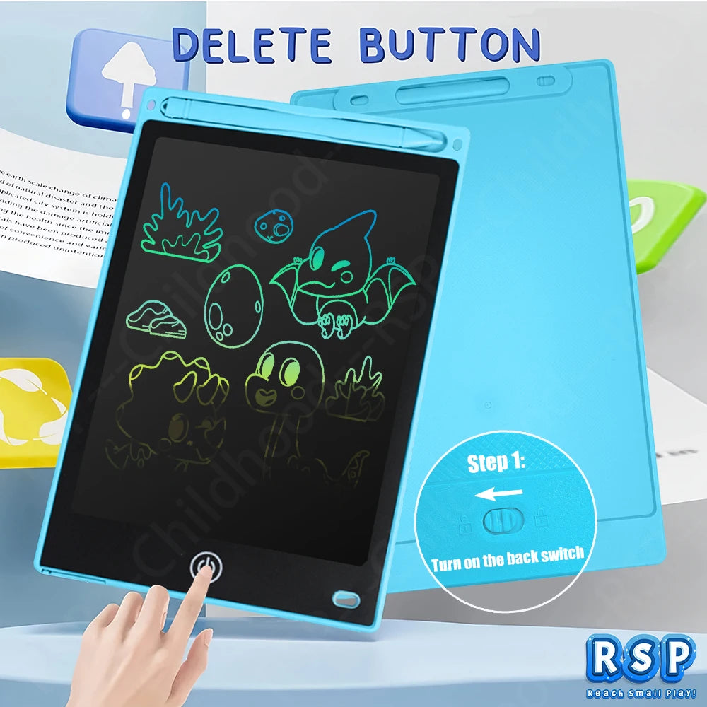 Ardoise LCD 8,5" Enfant – Tablette Écriture & Dessin Numérique avec Stylet – Dès 3 Ans