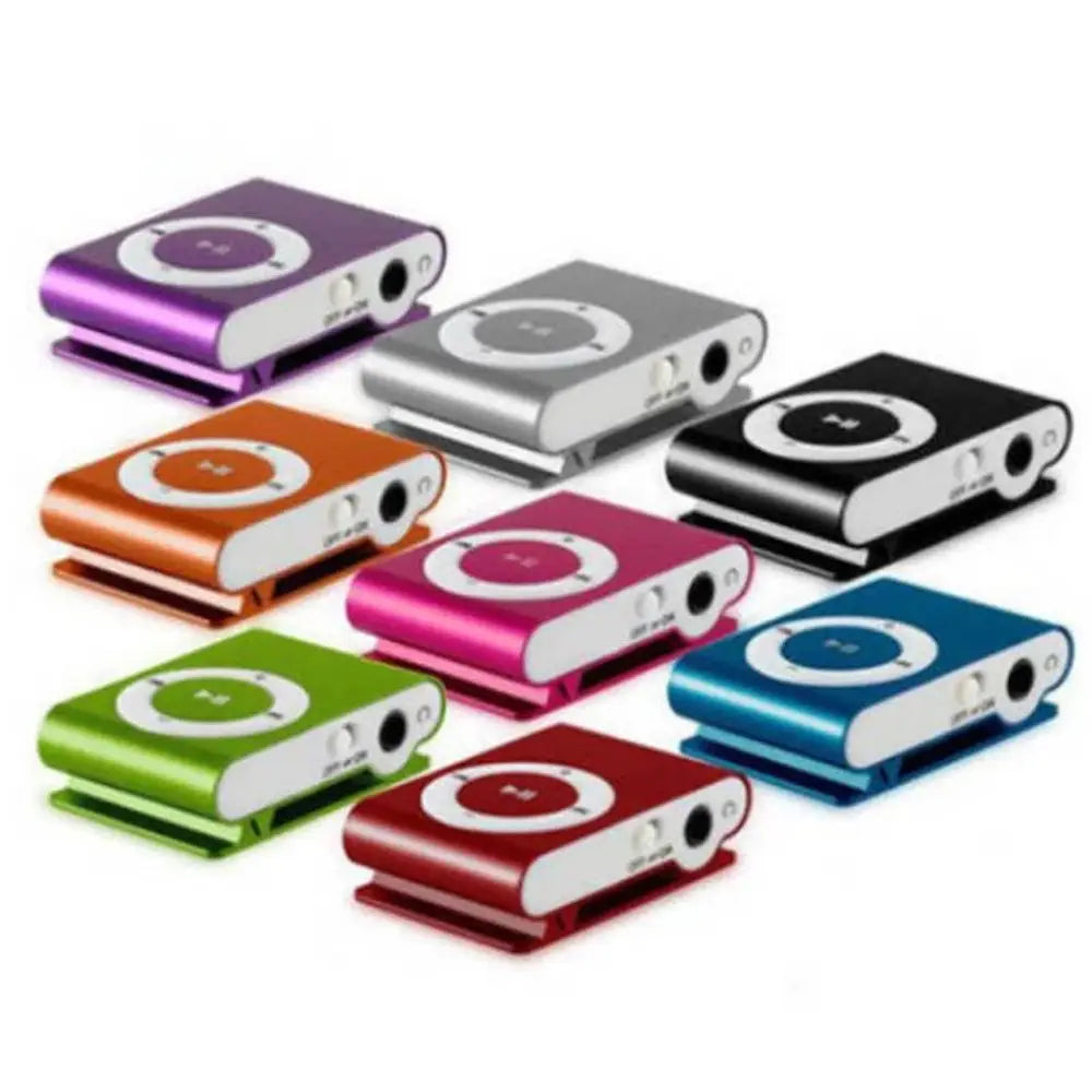 Mini Lecteur MP3 Clip Sport – Boîtier Métal, Jack 3,5 mm, 8 Couleurs | Walkman