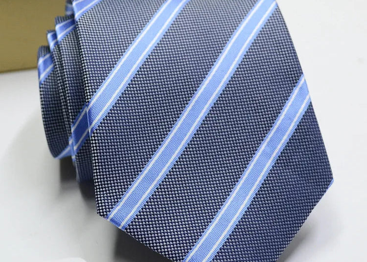 Cravate homme motifs variés 7–8 cm – CLEVI Paris