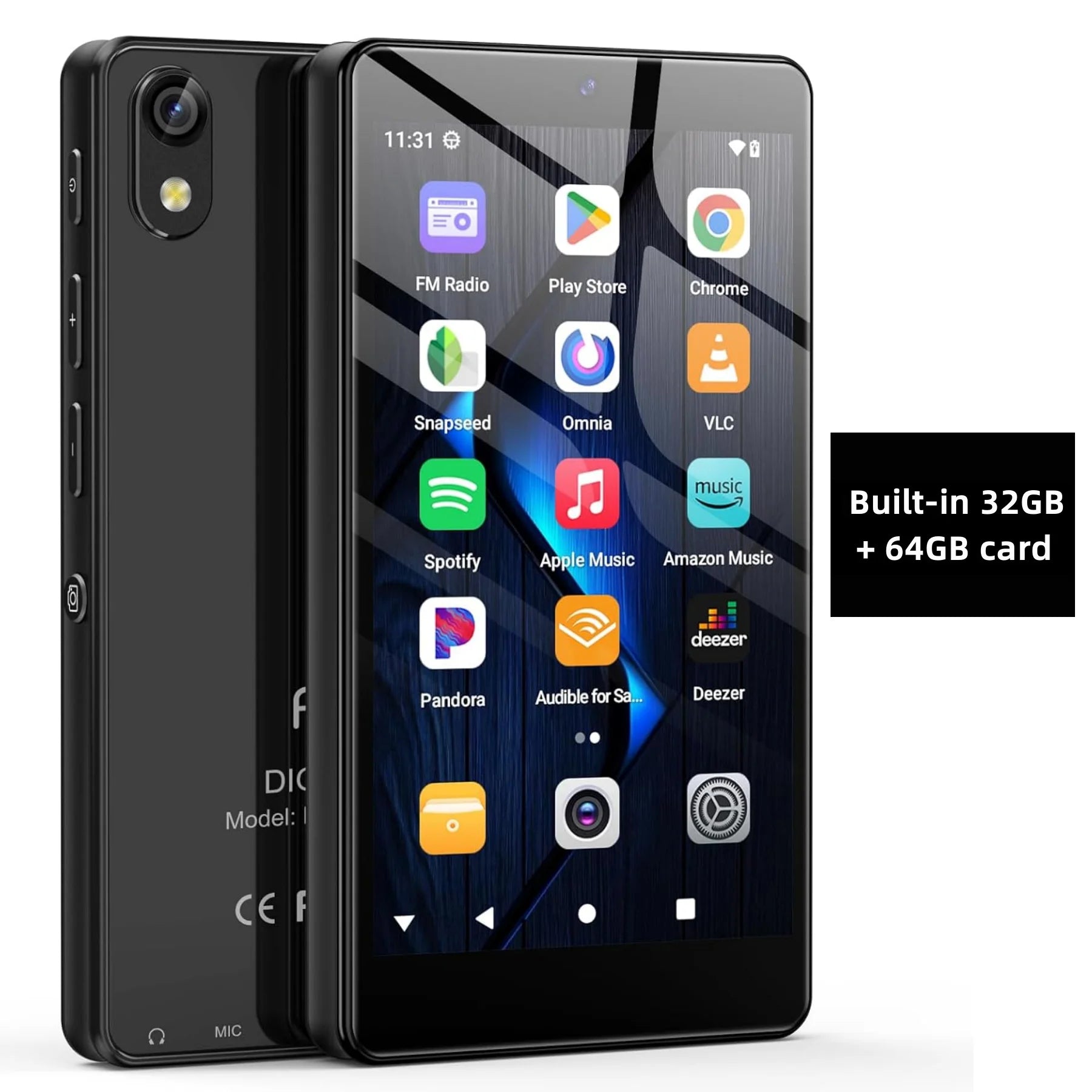 Fanvace M36 Plus Lecteur MP3/MP4 Android 13 WiFi Bluetooth HiFi 4" – CLEVI Paris