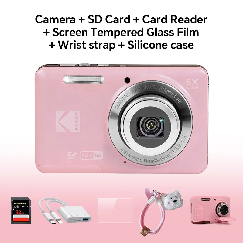 Kodak PIXPRO FZ55 Appareil Photo Compact 16MP Zoom 5x Grand Angle 28mm | Vidéo 1080p