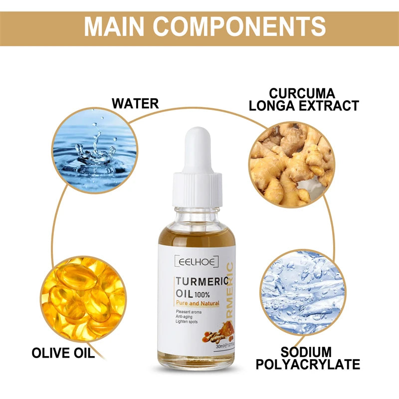 Sérum Visage Curcuma Anti-Taches Éclat – CLEVI Paris
