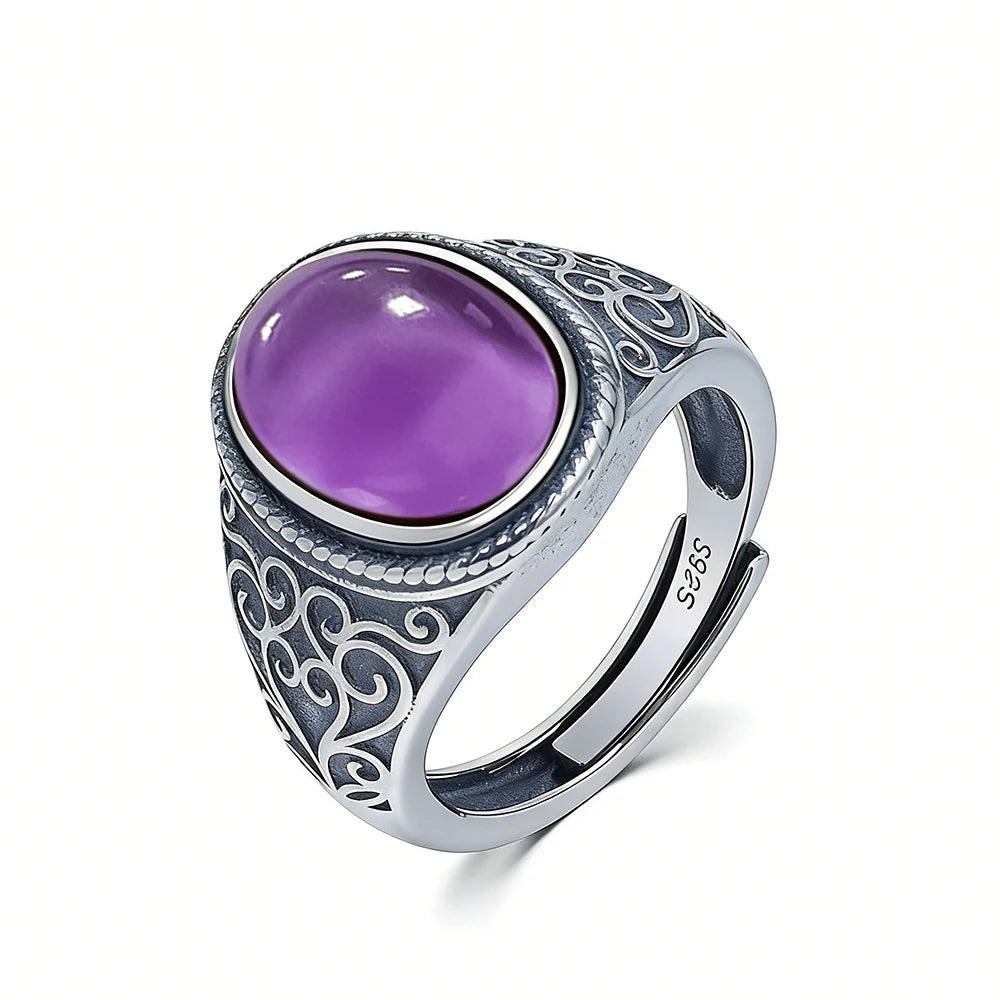 Bague Homme Œil de Tigre Argent 925 – CLEVI Paris