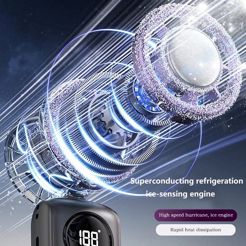 Mini ventilateur pliable rechargeable USB-C – CLEVI Paris