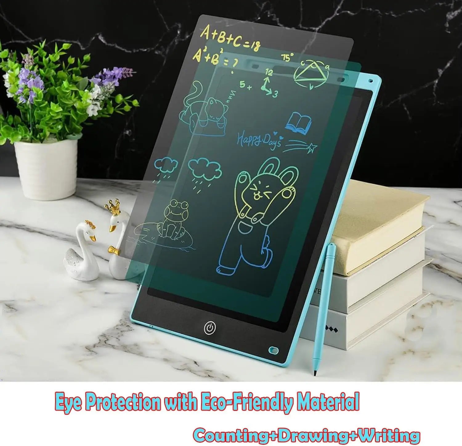 Ardoise LCD Enfant RSP – Tablette Écriture & Dessin 6,5" à 16" – Cadeau Éducatif Dès 3 Ans