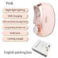 Coupe-Ongles Électrique 2-en-1 Verrou Enfant — 2 Vitesses, Rechargeable — CLEVI Paris