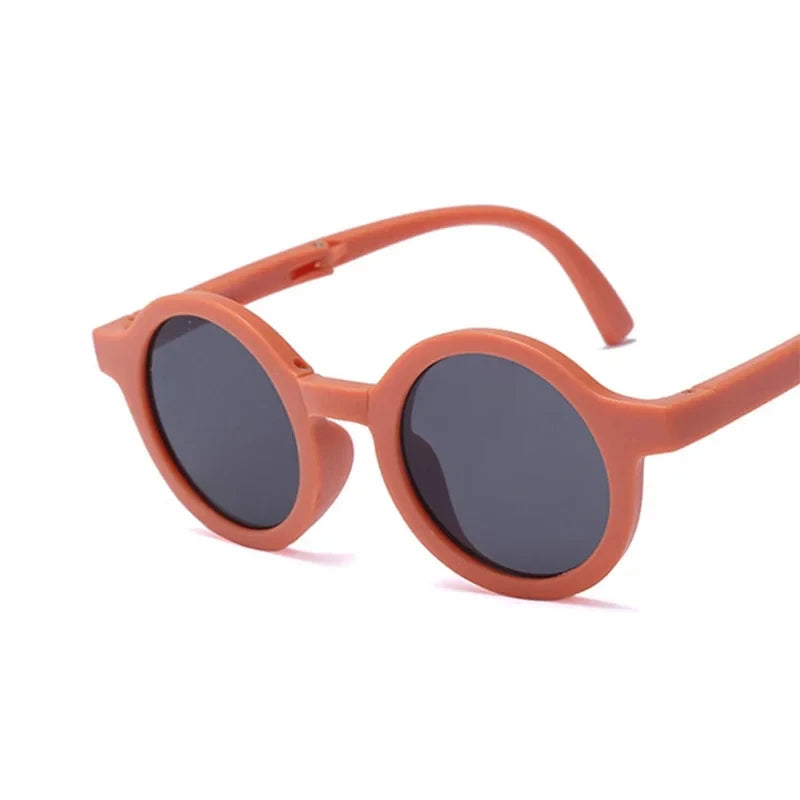 Lunettes de Soleil Enfant Pliables – Rondes, Mignonnes, 7 Coloris – CLEVI Paris