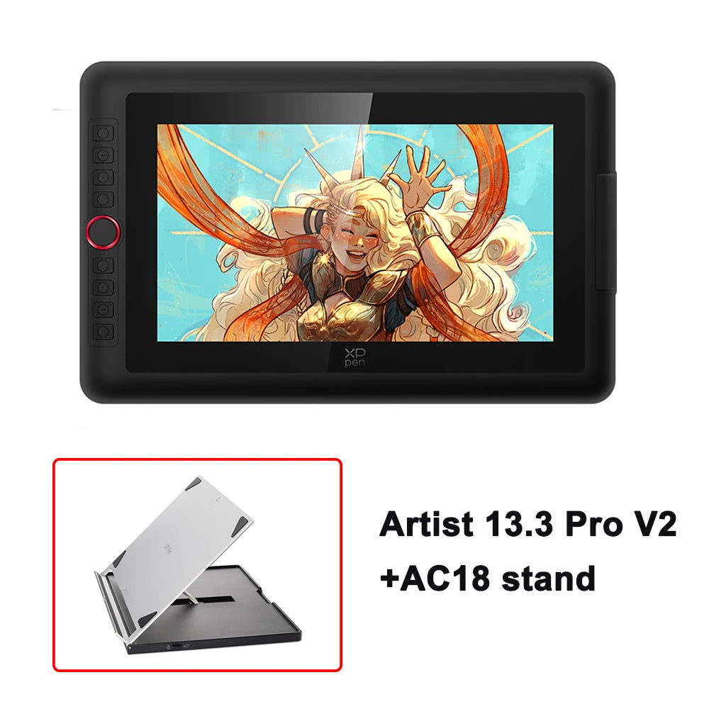 Tablette Graphique Écran XPPen Artist 13.3 Pro V2 Stylet 16K Niveaux – CLEVI Paris