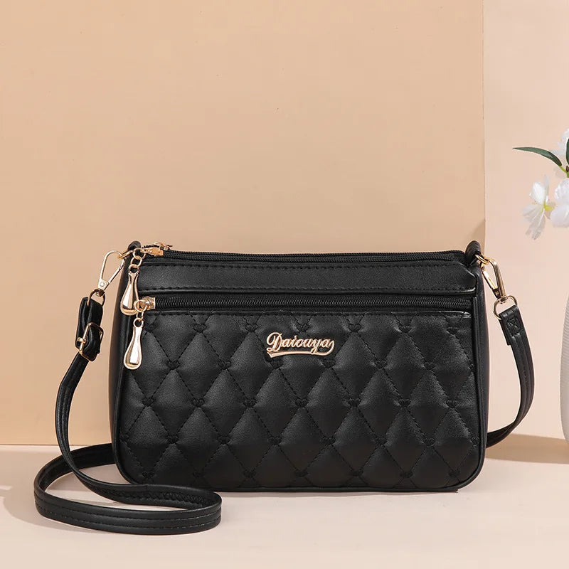 Sac à Main Femme Cuir PU Brodé & Pompon — Bandoulière, Fermeture Éclair, 12 Coloris | CLEVI Paris