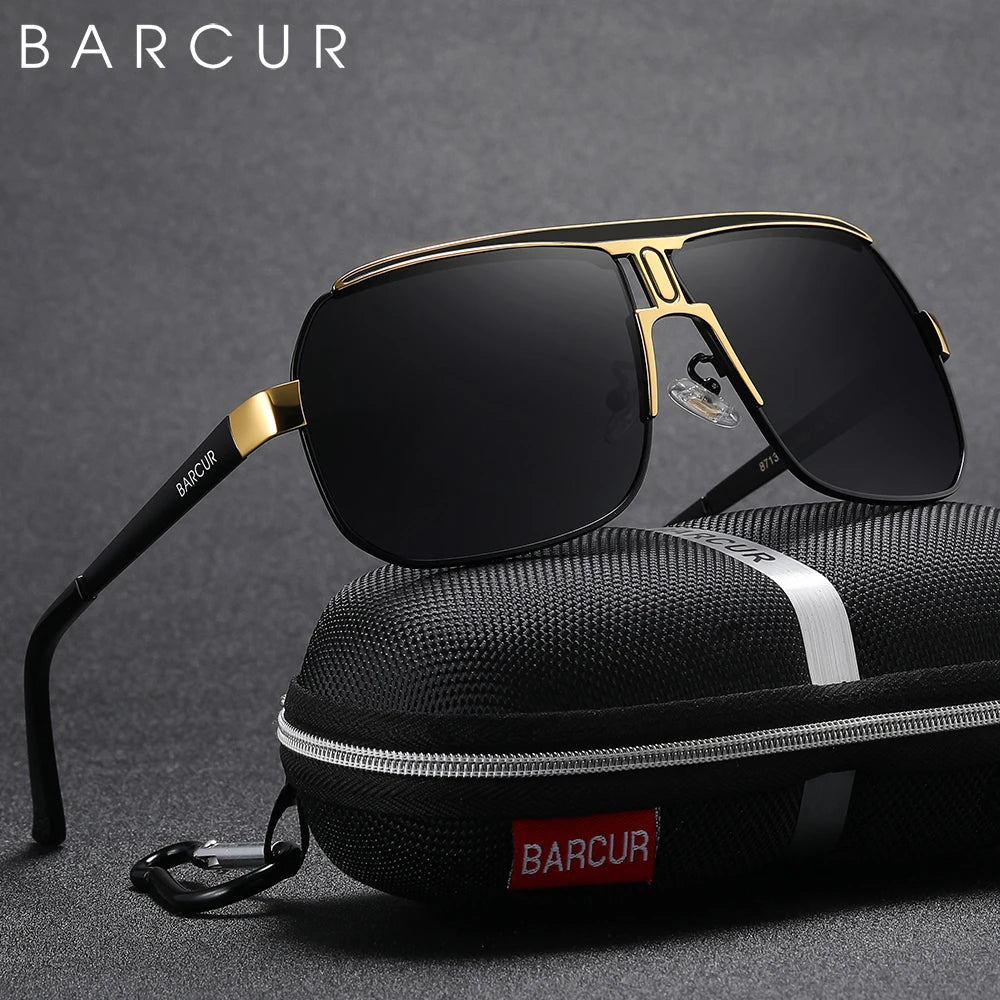 Lunettes de Soleil Ovales Polarisées UV400 Homme Sport Acier Inoxydable – CLEVI Paris