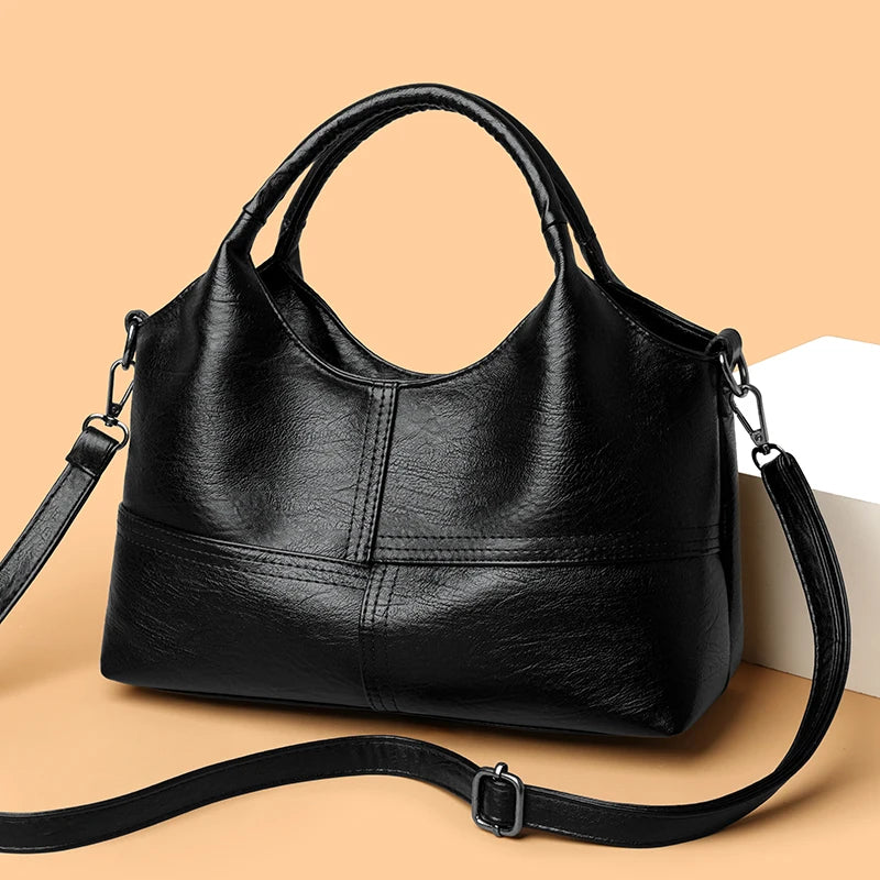 Sac à Main PU Souple Femme Bandoulière Casual Chic 6 Coloris – CLEVI Paris