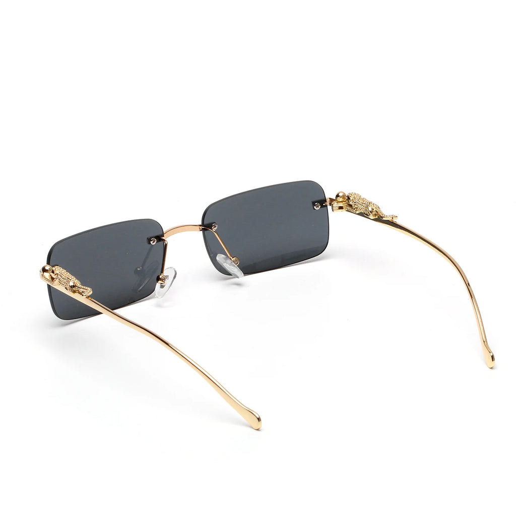 Lunettes de Soleil Sans Monture Carrées Hip Hop – Monture Polycarbonate UV400 Outdoor – CLEVI Paris