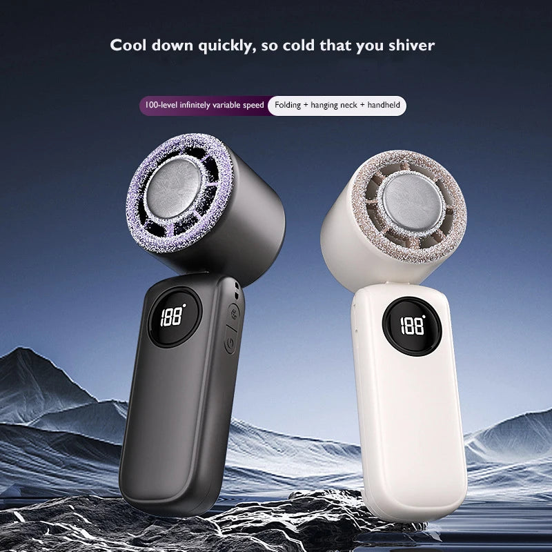 Mini ventilateur pliable rechargeable USB-C – CLEVI Paris