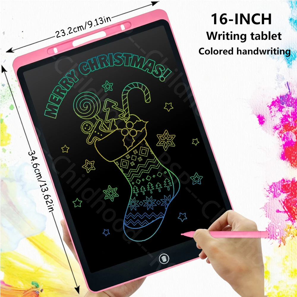 Ardoise LCD Enfant RSP – Tablette Écriture & Dessin 6,5" à 16" – Cadeau Éducatif Dès 3 Ans
