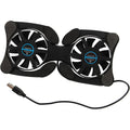 Support Ventilateur USB Double Fan Laptop Pliable | Refroidisseur Notebook 7-15 Pouces, ABS – CLEVI Paris