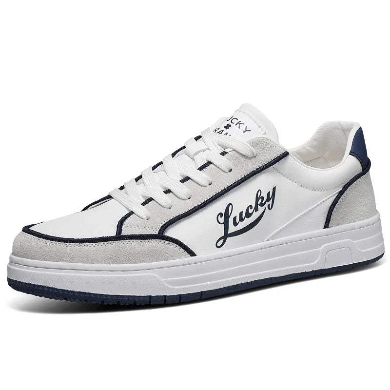 Sneakers Running Homme Cuir Véritable Léger Lacets Sport Outdoor EU 39-44 – CLEVI Paris