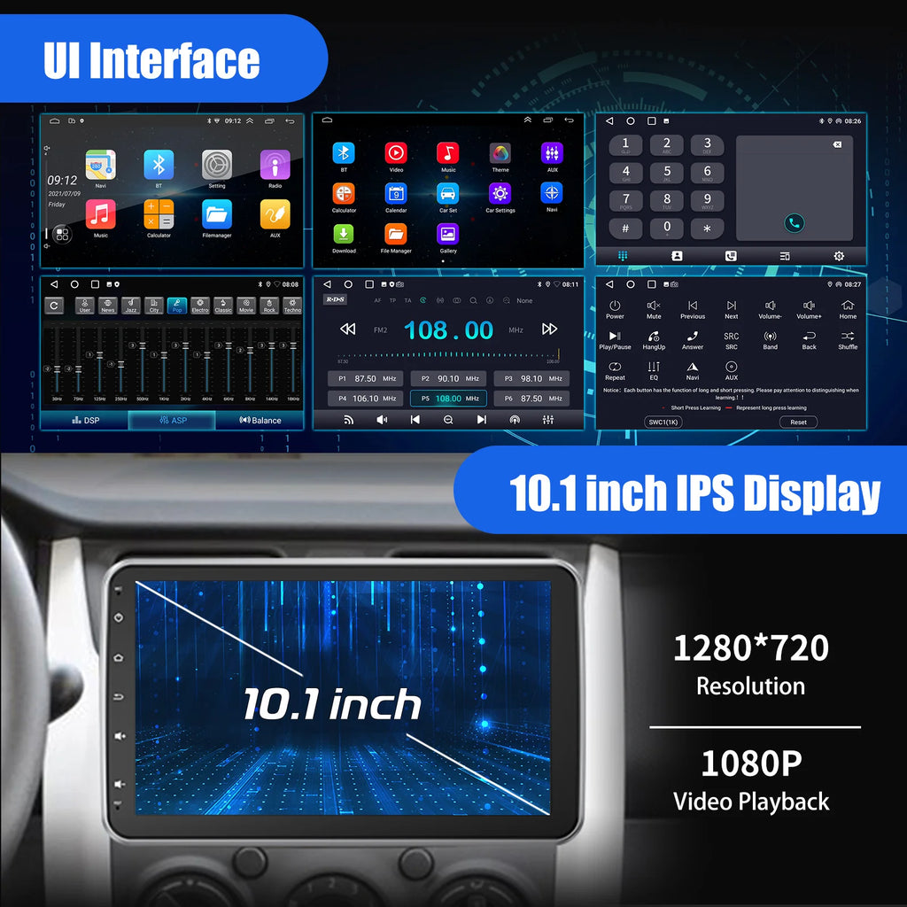 Autoradio MOPECT 10,1″ rotatif CarPlay – CLEVI Paris