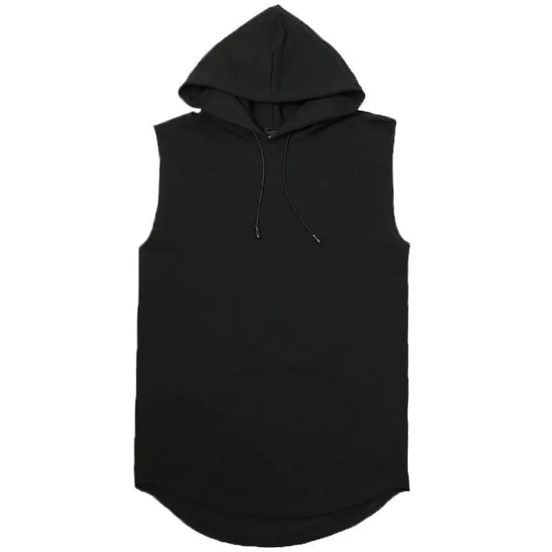 Débardeur Homme à Capuche – Style Hip Hop Streetwear Sans Manches